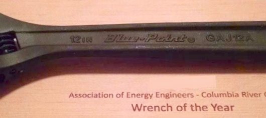 Wrench of the Year 2018 – Congratulations to David Cooke (Great Western Malting) and Curtis Steckler (Freres Lumber Co.)